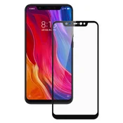 Kaljeno steklo Mofi za Xiaomi MI 8 s črnim okvirjem
