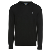 POLO RALPH LAUREN Majica z dolgimi rokavi SF CN PP-LONG SLEEVE-SWEATER, črna