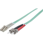 Intellinet Priključni kabel iz optičnih vlaken [1x ST-vtič - 1x LC-vtič] 50/125µ multi-način OM3 5 m Intellinet