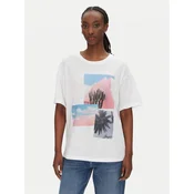 BOSS Majica C_Eband_4 50540433 Bela Relaxed Fit