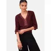 Lipsy Bluza  burgund / češnjevo rdeča