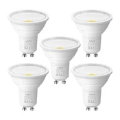slomart LEPRO LED Žarnica GU10 3.3W Hladno Bela (6500K), 5 kosov