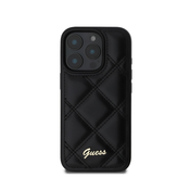 Guess GUHCP16XPSQSQSK iPhone 16 Pro Max 6.9 black hardcase Quilted Metal Logo (GUHCP16XPSQSQSK)