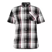 shumee Moška karirasta srajca Lee Cooper črno-bela, velikost 3XL