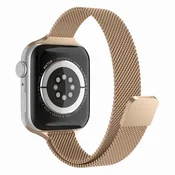 Kovinski pas Techsuit W034 za Apple Watch (42mm/44mm/45mm/46mm/49mm) - zlat