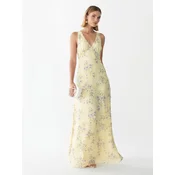 BWLDR Obleka CHELSEA DRESS pastelno rumena/zelena/pastelno lila