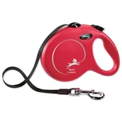 Trixie Povodec FLEXI Classic New L pas 5m/50kg rdeč