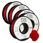 Professional Lab 5x PLA Rdeča Filament 1.75 mm - Professional Lab Biološko Razgradljiv PLA (1kg Kolut)