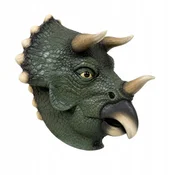 Korbi Lateksna maska Triceratops - zelena