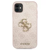 Guess zaščitni ovitek Metal Big Logo Pink, Iphone 11/XR