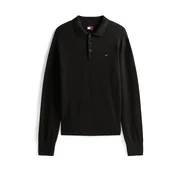 Tommy Jeans Pulover ESSENTIAL  črna