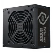 Cooler Master Elite NEX White 600 napajalna enota 600 W 24-pin ATX ATX Črna