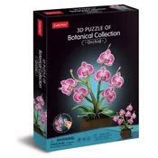 3D slagalica Cubic Fun - Buket orhideja, 85 dijelova