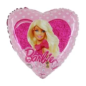 BP Balon iz folije - Barbie, srce 45 cm