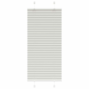 Plisirana roleta svijetlosiva 60x100 cm širina tkanine 59,4 cm