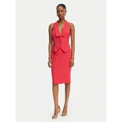 Rinascimento Cocktail obleka CFC0019846002 Roza Regular Fit