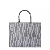 FURLA Nakupovalna torba OPPORTUNITY safir/golobje modra/siva