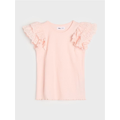 Sinsay - Rebrasta majica - roze