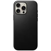 Nomad Modern Leather case, black - iPhone 16 Pro Max