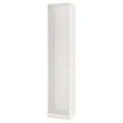 PAX Okvir garderobne omare, bela, 50x35x236 cm