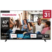 Pametni televizor Thomson - 43UG5C14, 43, 4K UltraHD, DLED, Swivel Stand, Google TV, HDR10, Dolby Vision, Google TV, Black