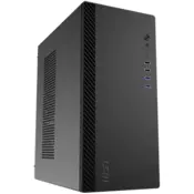 Chassis MSI PRO SHIELD M100P, Mini Tower, mATX, 1x 80 mm Preinstalled Fan, 2x USB 3.0, 2x USB 2.0, Audio Jack, 312 x 166 x 354 mm