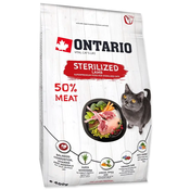 Hrana Ontario Cat Sterilized Lamb 0,4 kg