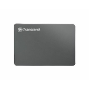 Tvrdi disk vanjski 1TB TRANSCEND StoreJet 25C3N, 2.5, USB 3.1, 5400 okr/min, sivi