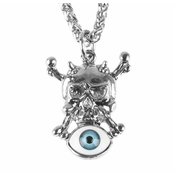 Ogrlica z obeskom Skull-eye - PSY939
