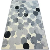 Rugsx Preproga SCANDI 18461/752 - KOLESA krem siva 160x230 cm Bela