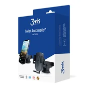 slomart Nosilec 3mk Twist Automatic Car Holder za avto z indukcijskim polnilnikom na armaturno ploščo - črn