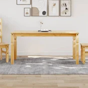 Vidaxl vidaXL Jedilna miza Corona, 160x80x75 cm, masivni borov les