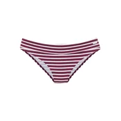 VENICE BEACH Bikini hlačke bordo / bela