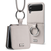 Etui Ringke Folio Signature za Samsung Galaxy Z Flip4 - dove gray