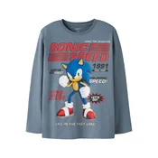 NAME IT Majica NKMatti Sonic nebeško modra / temno modra / rdeča