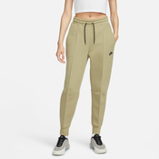 Nike W NSW TCH FLC MR JGGR, ženske hlace, zelena FB8330