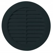shumee Okrogla prezračevalna rešetka T30CZ 100 mm, črna