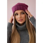 Womens cap Danuta K331 dark purple