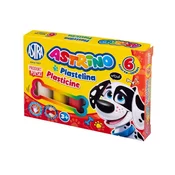 Astra ASTRINO Šolski plastelin 6 barv, 303221001