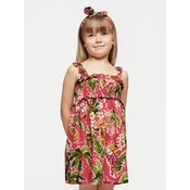 Mayoral Poletna obleka 3947 Pisana Regular Fit