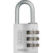 Abus 145/30 obešanka na številke srebrna