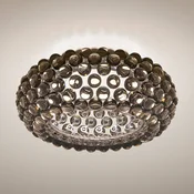 Foscarini Caboche Plus stropni zatemnljivi dim siva - Dnevna soba/jedilnica - Dizajn - dimno siva - Plastika