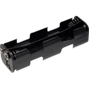 TRU COMPONENTS Držalo za baterije 8x Mignon (AA) priključek na pritisni gumb TRU COMPONENTS BH-382B, (20636014)