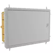 shumee Vgradna razdelilna omarica QZERO IP65 12 modulov bela vrata 990.12 ML 0012