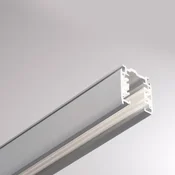 GLOBAL 3-kanalni vodnik Noa za površinsko montažo, 100 cm, siv - siva - Kovina