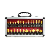 Set profilnih rezkarjev za les 8mm 25 kos 63151