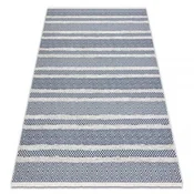eoshop Preproga ECO SISAL BOHO MOROC Trakovi 22328 čopki - dve ravni flisa smetana/temno modra c ( - Velikost: 136x190 cm)