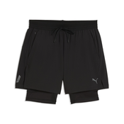PUMA PWRMODE 2-in-1 Stretch Woven Shorts Men, Fitness, Black, M