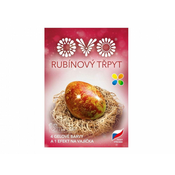 OVO RUBY barva za jajca 4 gel barve + bleščice + rokavice