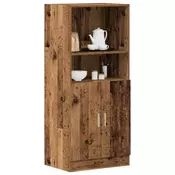 Vidaxl vidaXL Kuhinjska omarica, starinski les, 57x41,5x131,5 cm